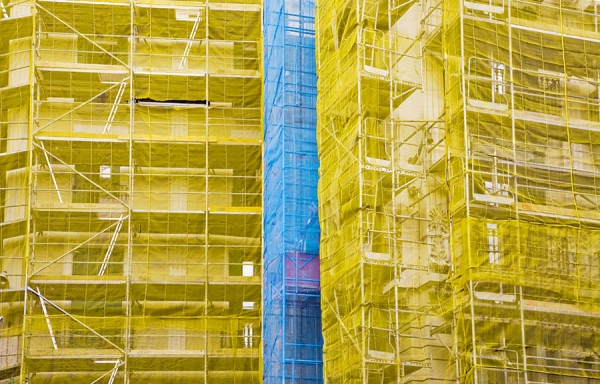 Photograph Brian Rybolt Barcelona Construction on One Eyeland